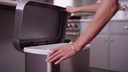 Simplehuman Treteimer 45 l, Schwarz matt