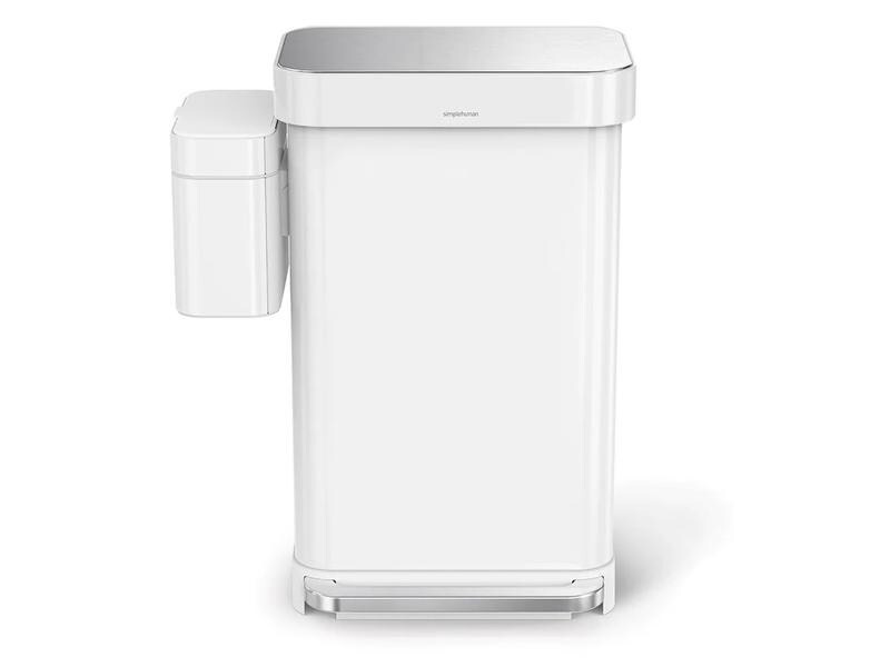 Simplehuman Komposteimer Caddy 4 l, Weiss