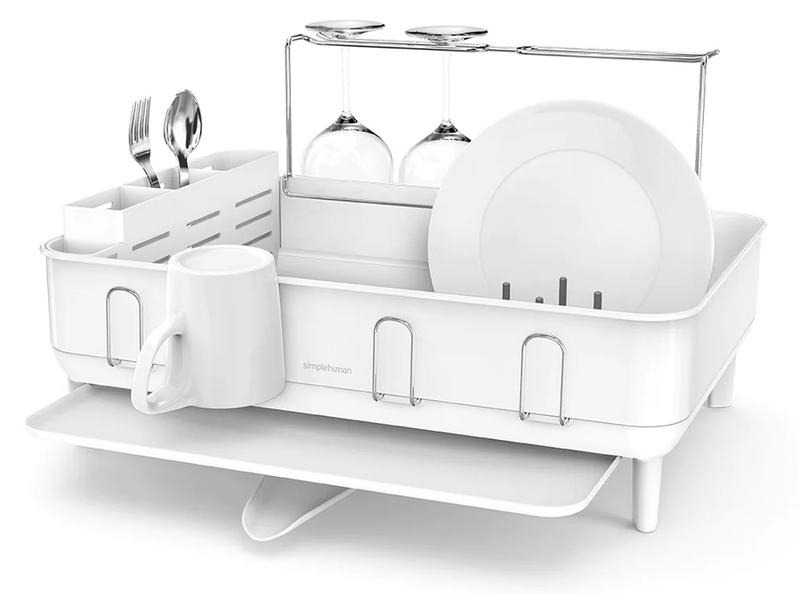 Simplehuman Abtropfgestell Weiss