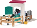 Schleich Spielfigurenset Horse Club Pferdebox mit Stute und Fohlen
