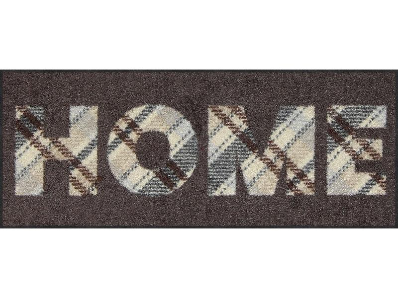 Salonlöwe Fussmatte Tartan Home Brown 30 cm x 75 cm