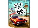 Nostalgic Art Haftmagnet Route 66 1 Stück, Mehrfarbig