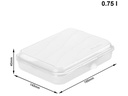 Rotho Lunchbox Fun 750 ml, Transparent