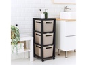 Rotho Aufbewahrungsbox Brisen Anthrazit/Beige