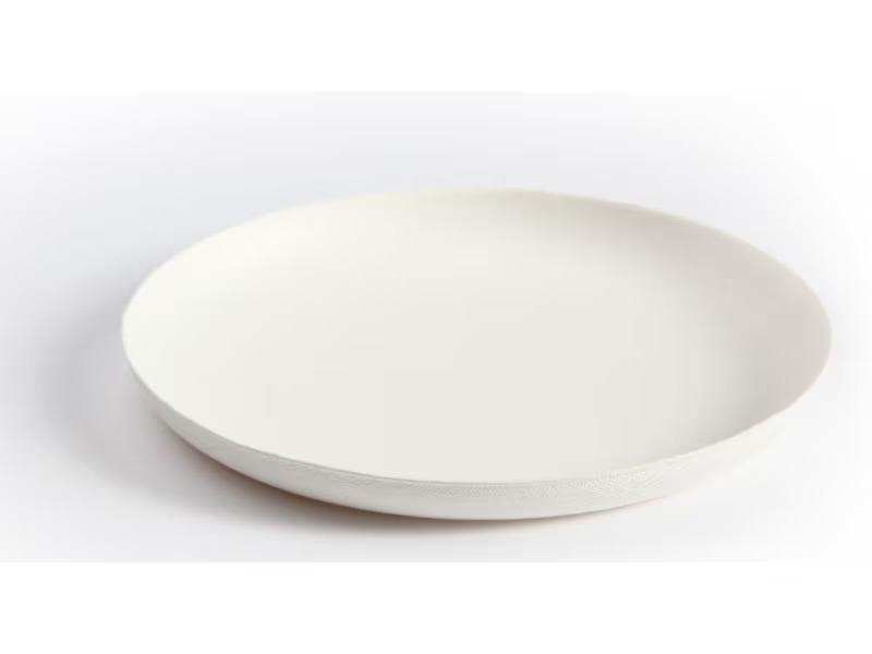 Sier Teller Bagastro 16 cm, 40 Stück, Weiss