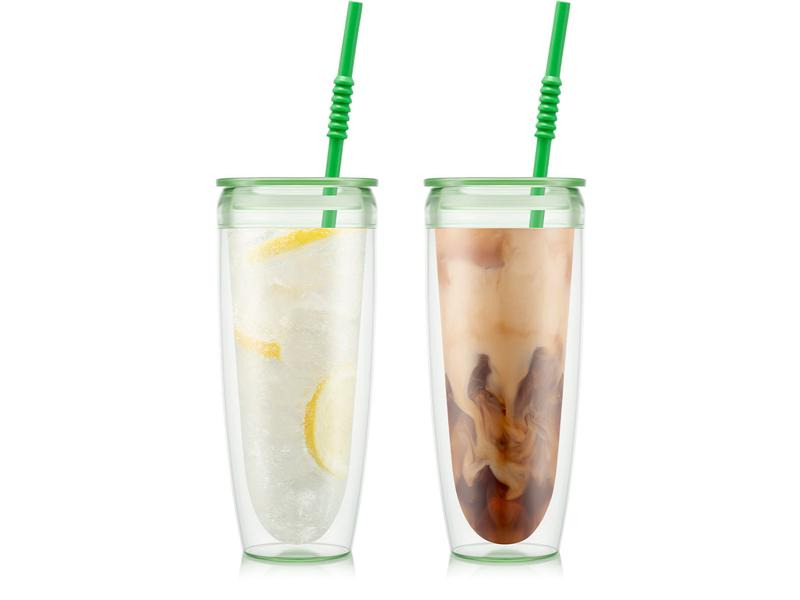 Bodum Thermobecher Pavina To Go 2 Stück, 700 ml, Hellgrün