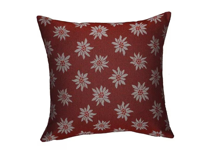 Hubatka Kissenbezug Edelweiss 43 x  43 cm, Rot