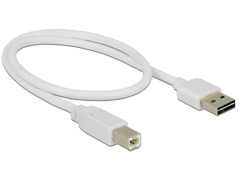 Delock USB 2.0-Kabel A - B EASY-USB 0.5 m