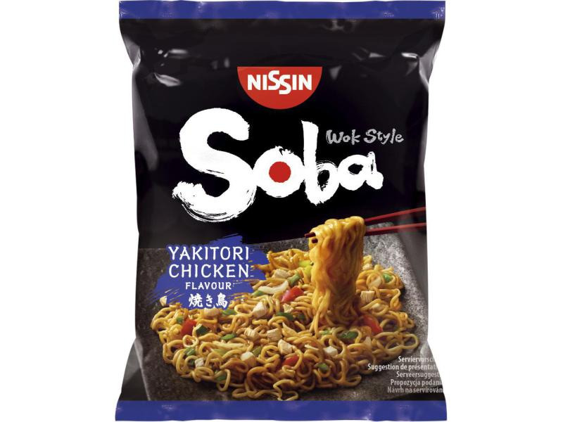 Nissin Food Soba Yakitori Chicken 9 x 110 g