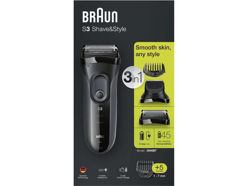 Braun Herrenrasierer Series 3-3000BT b