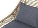 COCON Loungeset Minusio, Beige/Grau, 2 Sitzplätze