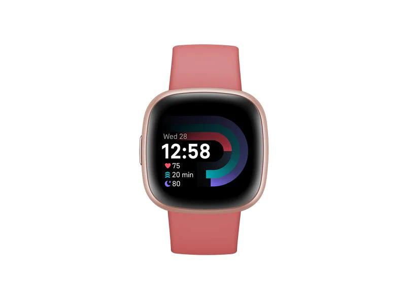 Fitbit GPS-Sportuhr Versa 4 Smartwatch Pink/Rosa