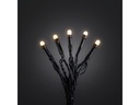 Konstsmide LED-Lichterkette Solar, 200 × Lampen, Schwarz