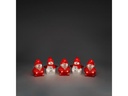 Konstsmide LED-Figur Acryl Schneemänner &amp; Santas, 5er Set