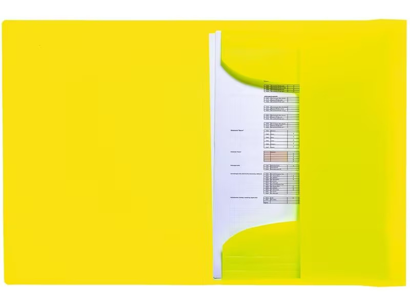 HERMA Gummibandmappe Neon Neongelb