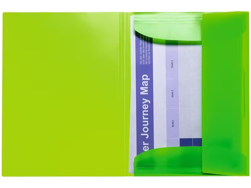 HERMA Gummibandmappe Neon Neongrün