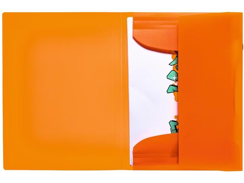 HERMA Gummibandmappe Neon Neonorange