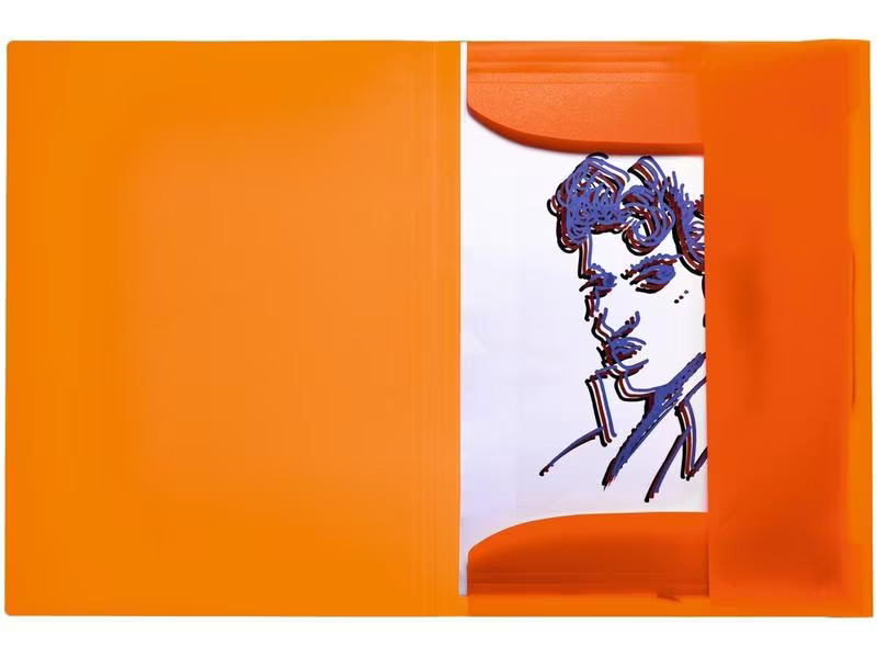 HERMA Gummibandmappe Neon Neonorange