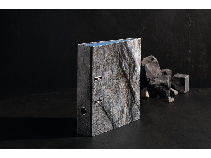 HERMA Ordner Stone 7 cm, Dunkelgrau