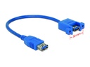 Delock USB 3.0-Einbaukabel A - A 0.15 m