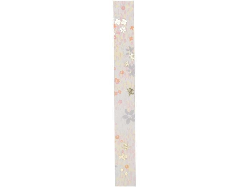 Rico Design Washi Tape Blumenwiese 1.5 cm x 10 m, Türkis