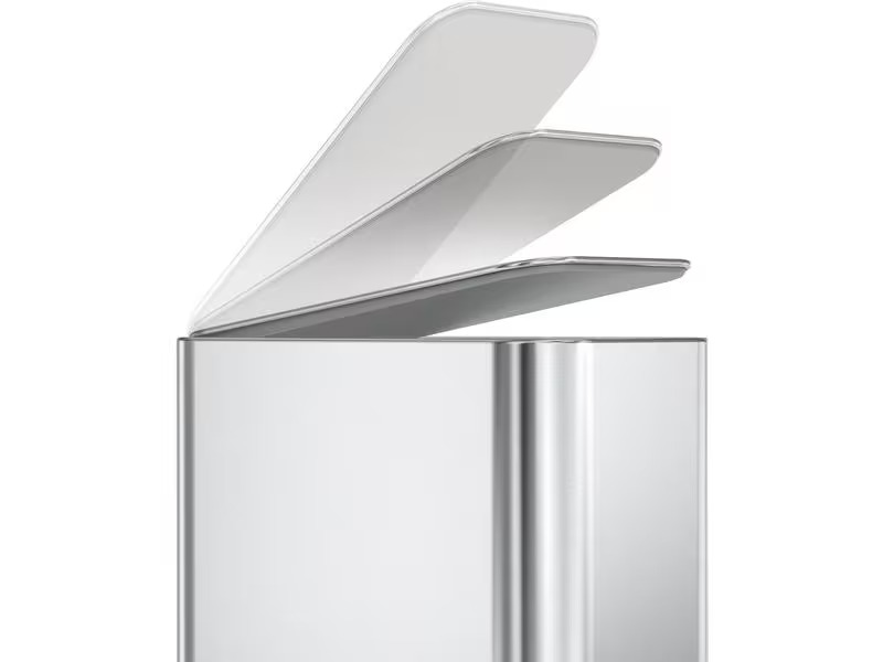 Simplehuman Treteimer 5 l, Silber