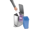 Simplehuman Treteimer 5 l, Silber