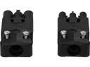 Max Hauri Set Stecker und Kupplung AC 166 flach, 3-polig