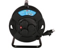 Max Hauri Kabelrolle maxREEL 33 m, 3x T13, IP55, Schwarz
