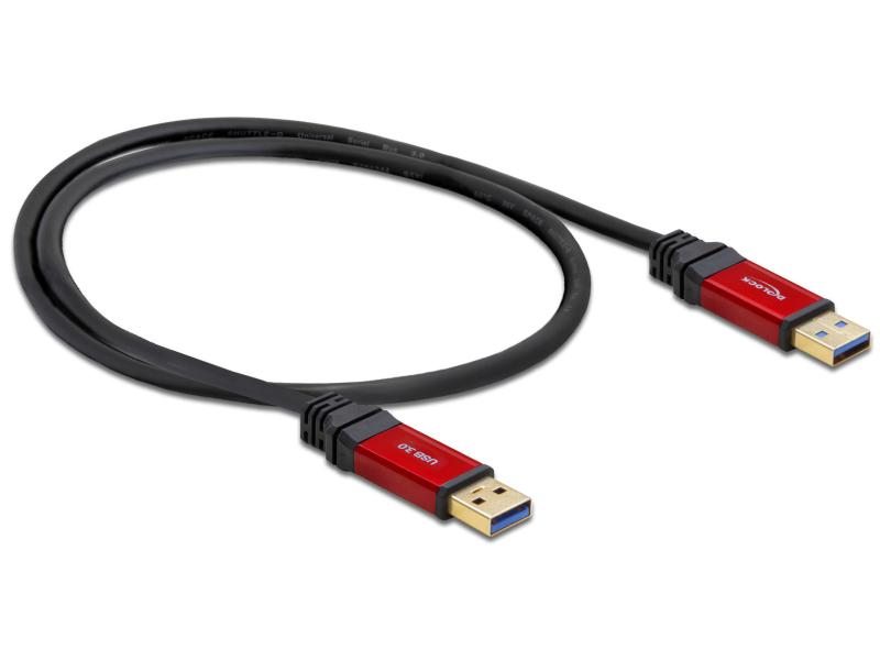 Delock USB 3.0-Kabel A - A Premium 1 m