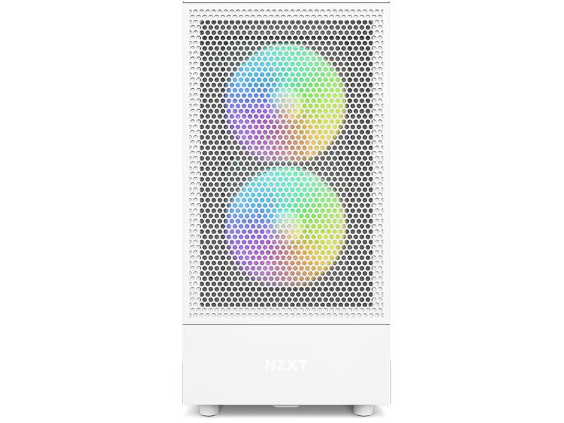 NZXT PC-Gehäuse H5 Flow RGB Weiss matt