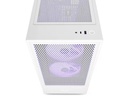 NZXT PC-Gehäuse H5 Flow RGB Weiss matt