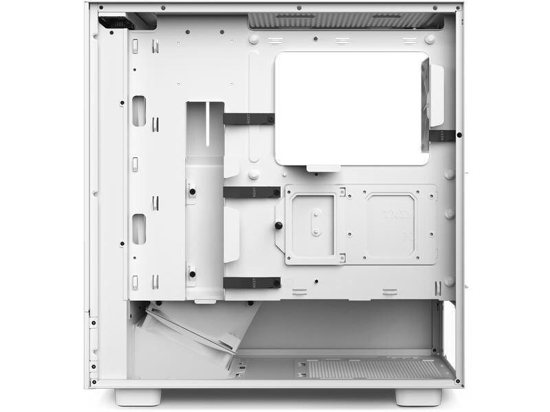 NZXT PC-Gehäuse H5 Flow RGB Weiss matt