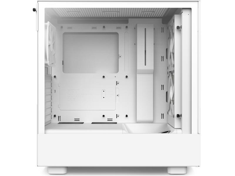 NZXT PC-Gehäuse H5 Flow RGB Weiss matt