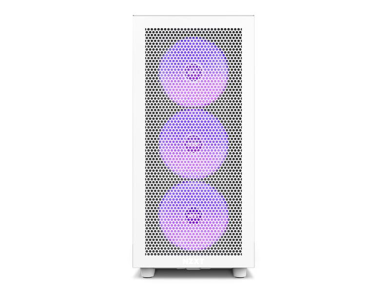 NZXT PC-Gehäuse H7 Flow RGB Weiss matt