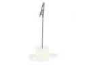 Trendform Tischkarte Halter Cube 1 Stück, Weiss matt