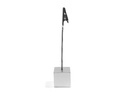 Trendform Tischkarte Halter Cube 1 Stück, Silber