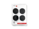 Trendform Hakenmagnet Solid 4er Set, Schwarz