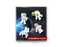Trendform Haftmagnet Weltraum 4er Set, Weiss
