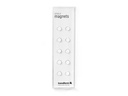 Trendform Haftmagnet Steely 10er Set , Weiss