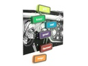 Trendform Haftmagnet Motivation 6er Set, Mehrfarbig