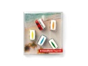 Trendform Haftmagnet Camper 5er Set, Mehrfarbig