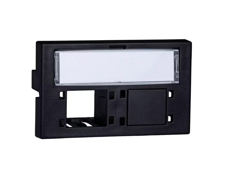 R&amp;M Netzwerkdose FLF DA 2 Port für Kat. 5/6, Schwarz