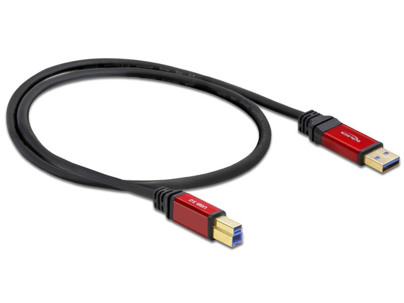 Delock USB 3.0-Kabel A - B Premium 1 m