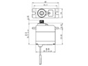 Savöx Mini Servo SW-0250MG+, 5.0 kg Digital, Wasserdicht