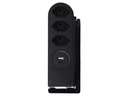 STEFFEN Tischsteckdosenleiste Clamp 3x T13, USB-A+C, Schwarz
