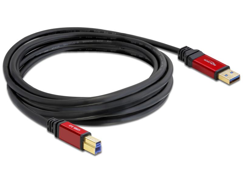 Delock USB 3.0-Kabel A - B Premium 3 m