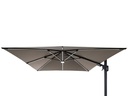 COCON Sonnenschirm mit LED, 300 x 300 cm, hängend, Taupe