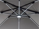 COCON Sonnenschirm mit LED, 300 x 300 cm, hängend, Taupe