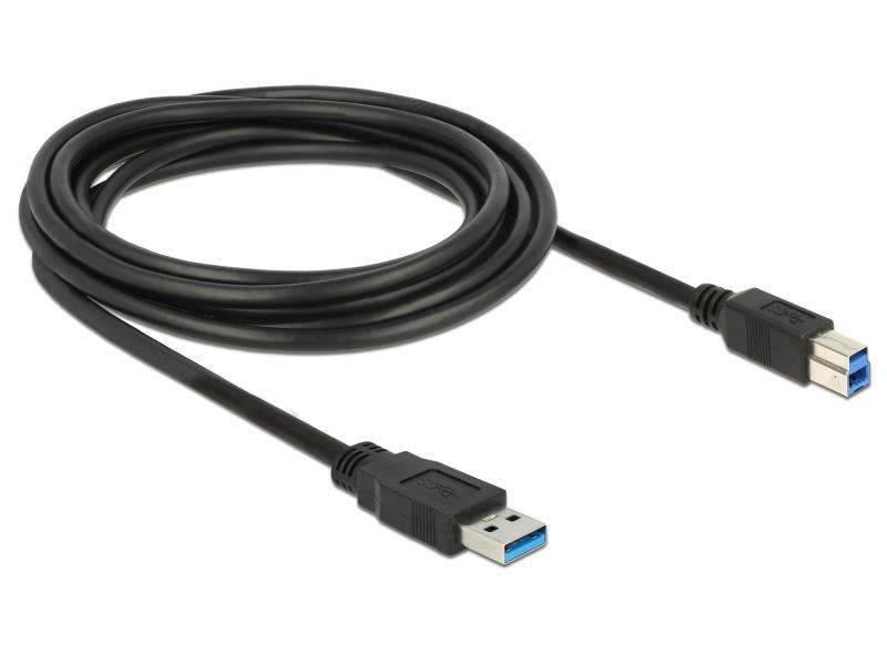 Delock USB 3.0-Kabel A – B 3 m